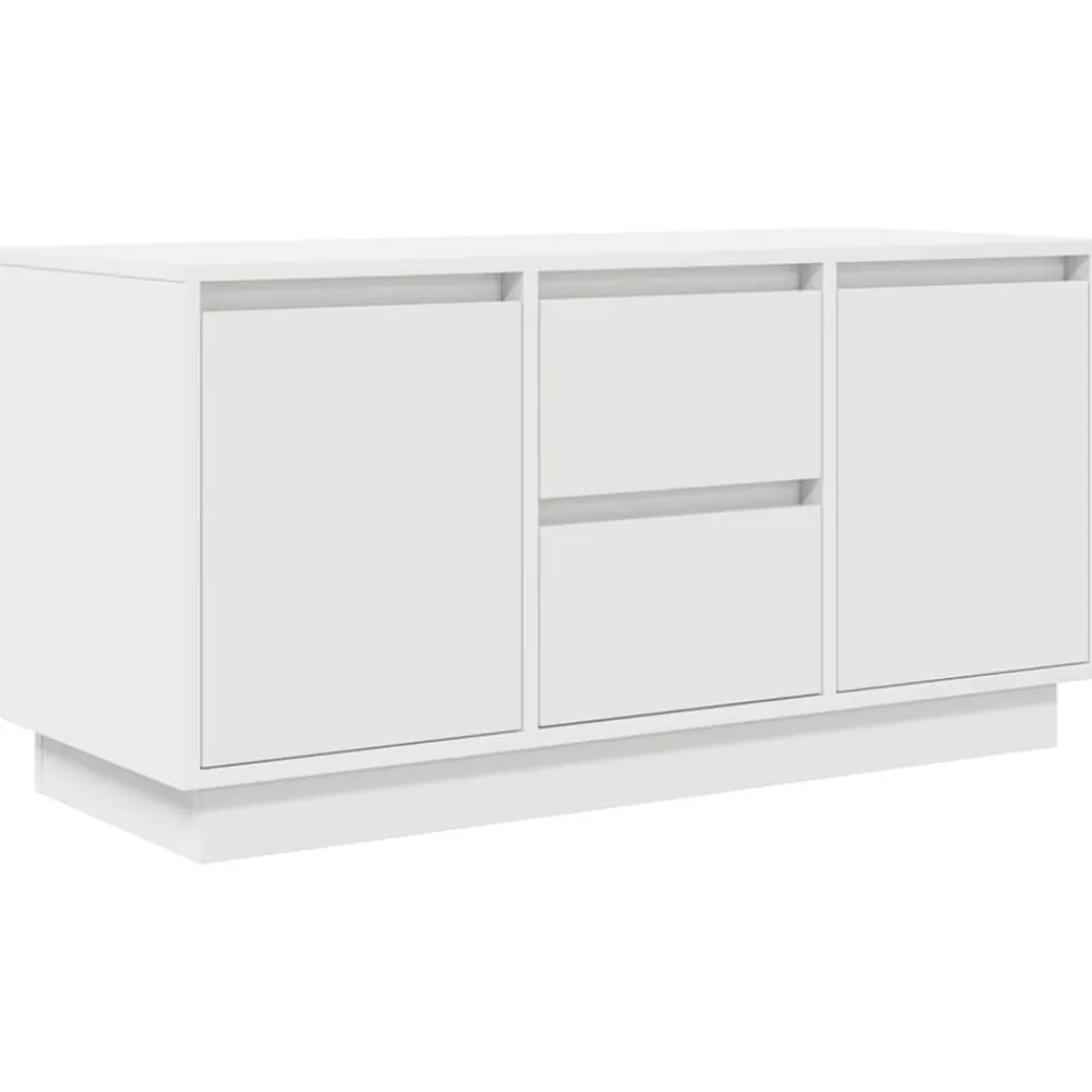 vidaXL Muebles Tv-Mueble de TV con luces LED 100x41x50 cm