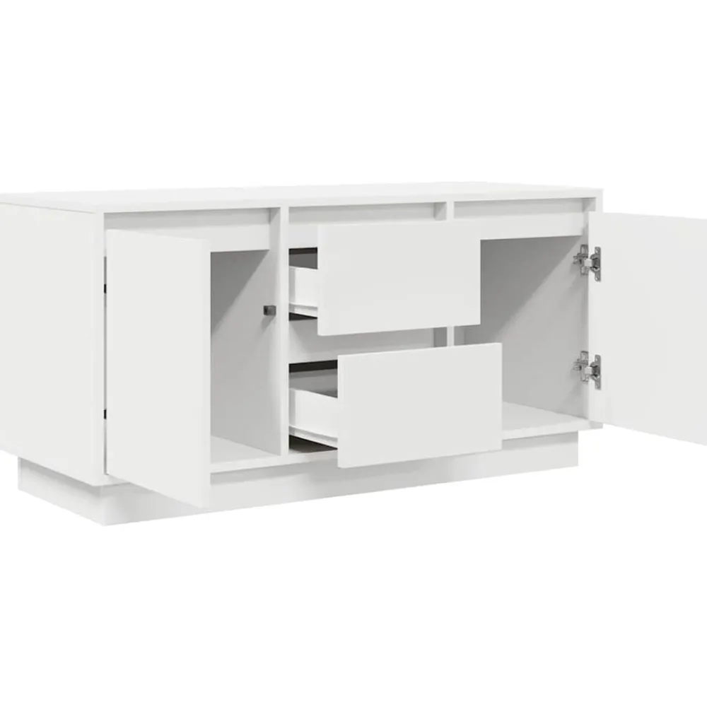 vidaXL Muebles Tv-Mueble de TV con luces LED 100x41x50 cm