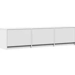 vidaXL Muebles Tv-Mueble de TV con LED 165 x 34 x 40 cm Madera de ingeniería