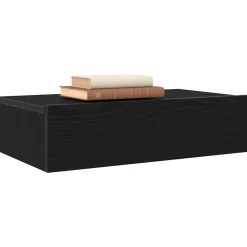 vidaXL Mueble de TV con luces LED 60x35x15,5 cm Roble negro Online