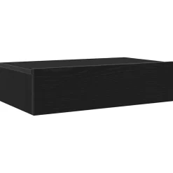 vidaXL Mueble de TV con luces LED 60x35x15,5 cm Roble negro Online