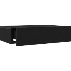vidaXL Mueble de TV con luces LED 60x35x15,5 cm Roble negro Online