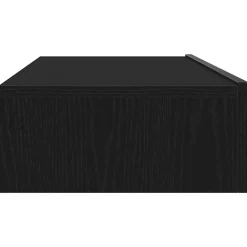 vidaXL Mueble de TV con luces LED 60x35x15,5 cm Roble negro Online