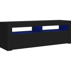 vidaXL Muebles Tv-Mueble de TV con luces LED 120x35x40 cm