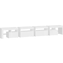 vidaXL Muebles Tv-Mueble de TV con luces LED 260x36,5x40 cm