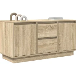 vidaXL Muebles Tv-Mueble de TV con luces LED 100x41x50 cm
