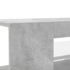 vidaXL Mueble de TV con luces LED gris hormigón 90x39x30 cm Gris hormigón Sale