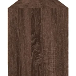 vidaXL Mueble de TV con puertas de vidrio marrón roble 102x37x42 cm Marr&oacute;n roble Hot