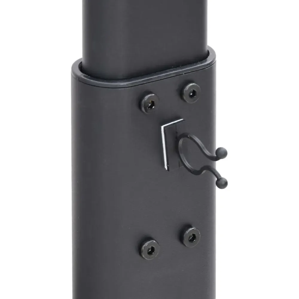 vidaXL Mueble de TV de esquina 2 niveles para 32-65 pulgadas negro Best