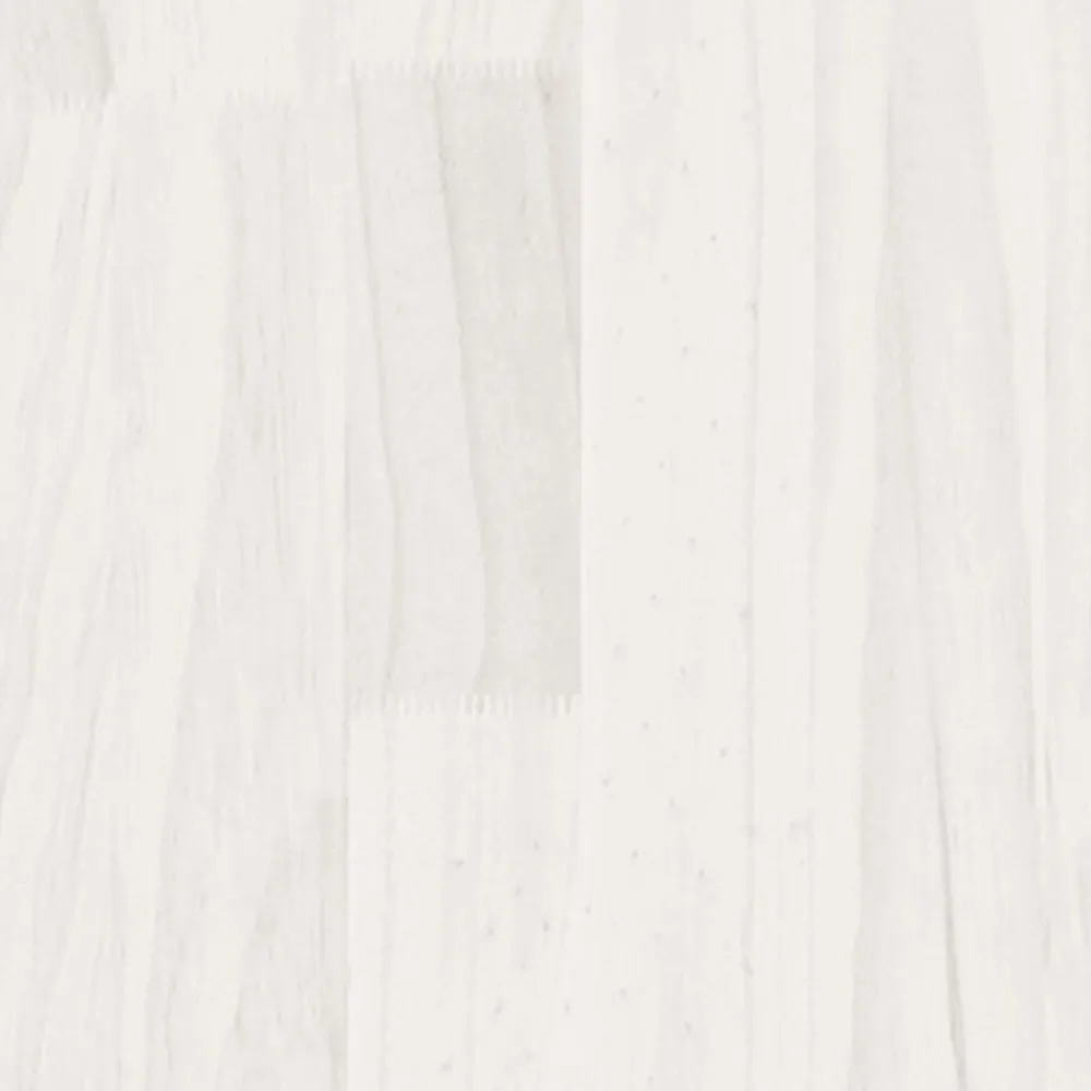 vidaXL Mueble de TV de madera maciza de pino 110x30x33,5 cm Blanco Sale
