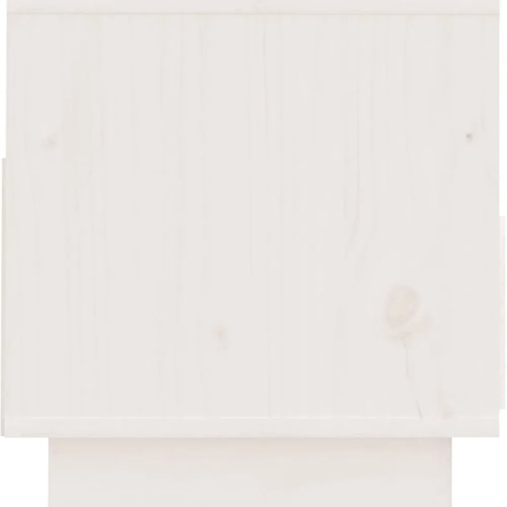 vidaXL Muebles Tv-Mueble de TV de madera maciza de pino 60x35x37 cm