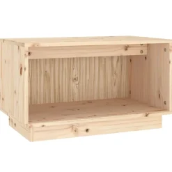 vidaXL Muebles Tv-Mueble de TV de madera maciza de pino 60x35x35 cm