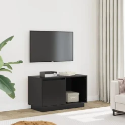 vidaXL Muebles Tv-Mueble de TV de madera maciza de pino 74x35x44 cm