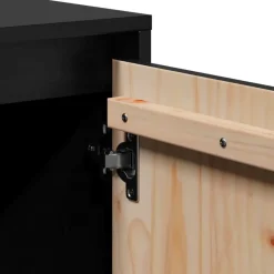 vidaXL Muebles Tv-Mueble de TV de madera maciza de pino 74x35x44 cm