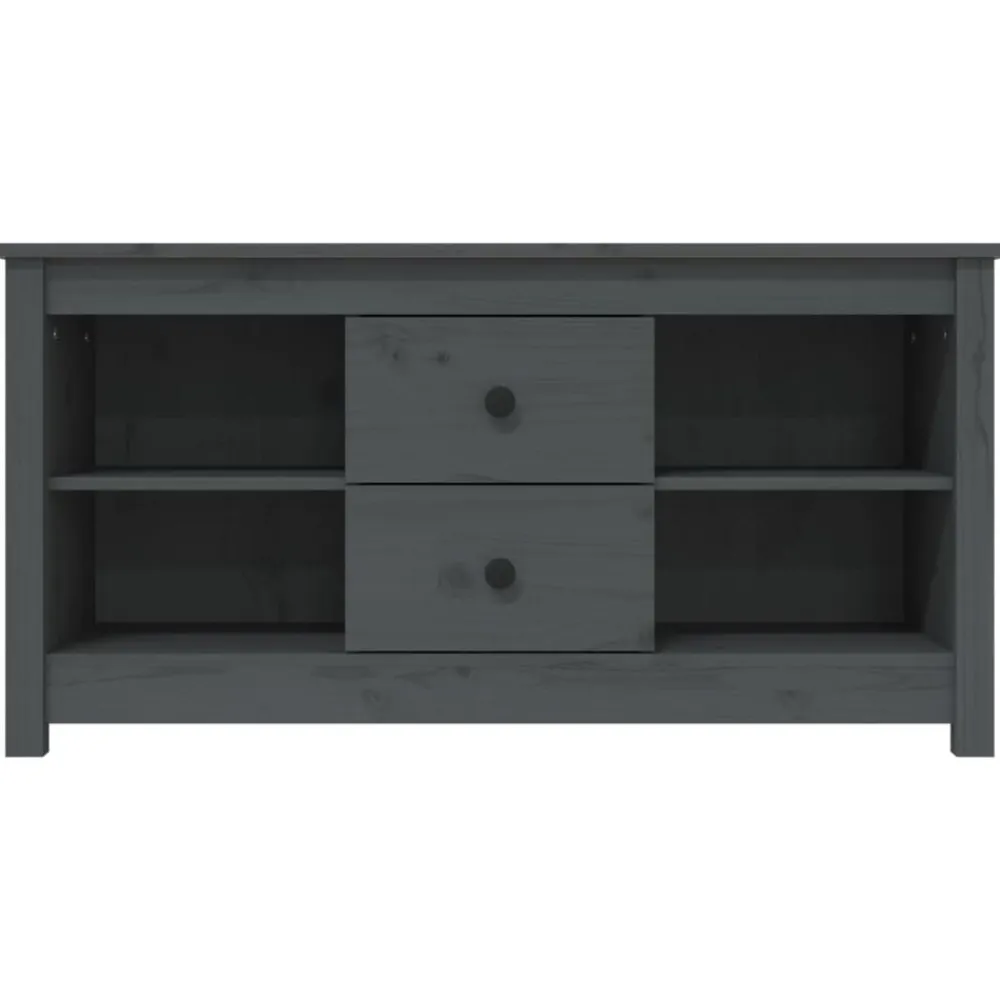 vidaXL Muebles Tv-Mueble de TV de madera maciza de pino 103x36,5x52 cm