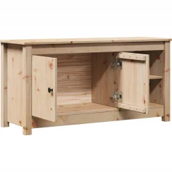 vidaXL Mueble de TV de madera maciza de pino 103x36,5x52 cm Natural Online