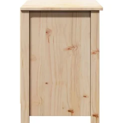 vidaXL Mueble de TV de madera maciza de pino 103x36,5x52 cm Natural Online