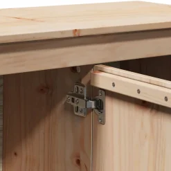 vidaXL Mueble de TV de madera maciza de pino 103x36,5x52 cm Natural Online