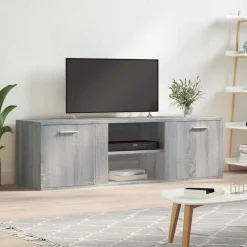 vidaXL Muebles Tv-Mueble de TV de madera de ingeniería 120x34x37 cm