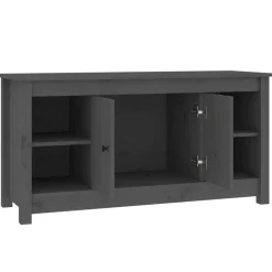 vidaXL Muebles Tv-Mueble de TV de madera maciza de pino 103x36,5x52 cm