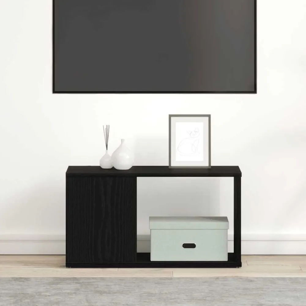 vidaXL Estanterías-Mueble de TV de madera de 60x24x32 cm