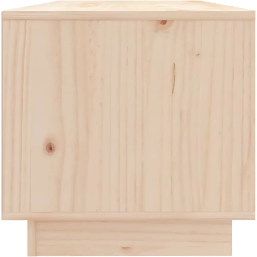 vidaXL Muebles Tv-Mueble de TV de madera maciza de pino 90x35x35 cm