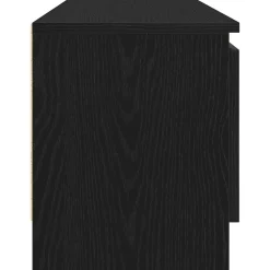 vidaXL Mueble de TV de madera de 102x30x36 cm Roble negro Discount