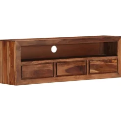 vidaXL Muebles Tv-Mueble de TV de madera maciza de acacia 120x30x40 cm