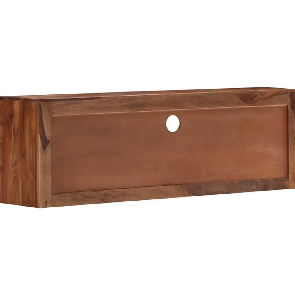 vidaXL Muebles Tv-Mueble de TV de madera maciza de acacia 120x30x40 cm