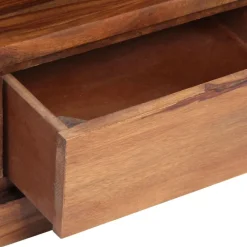 vidaXL Muebles Tv-Mueble de TV de madera maciza de acacia 120x30x40 cm
