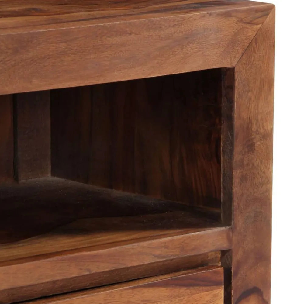 vidaXL Muebles Tv-Mueble de TV de madera maciza de acacia 120x30x40 cm