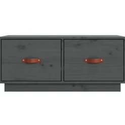 vidaXL Muebles Tv-Mueble de TV de madera maciza de pino 80x34x35 cm
