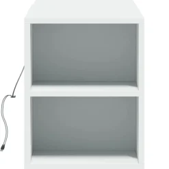 vidaXL Muebles Tv-Mueble de TV de pared con luces LED 135x31x39,5 cm