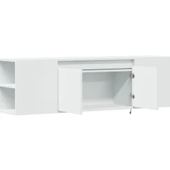 vidaXL Muebles Tv-Mueble de TV de pared con luces LED 135x31x39,5 cm