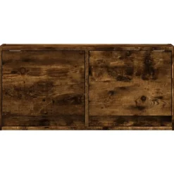 vidaXL Muebles Tv-Mueble de TV de pared con luces LED 80x31x35 cm