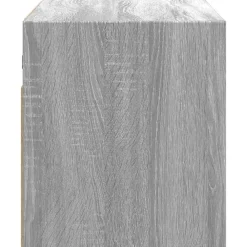 vidaXL Muebles Tv-Mueble de TV de pared con luces LED 80x31x35 cm