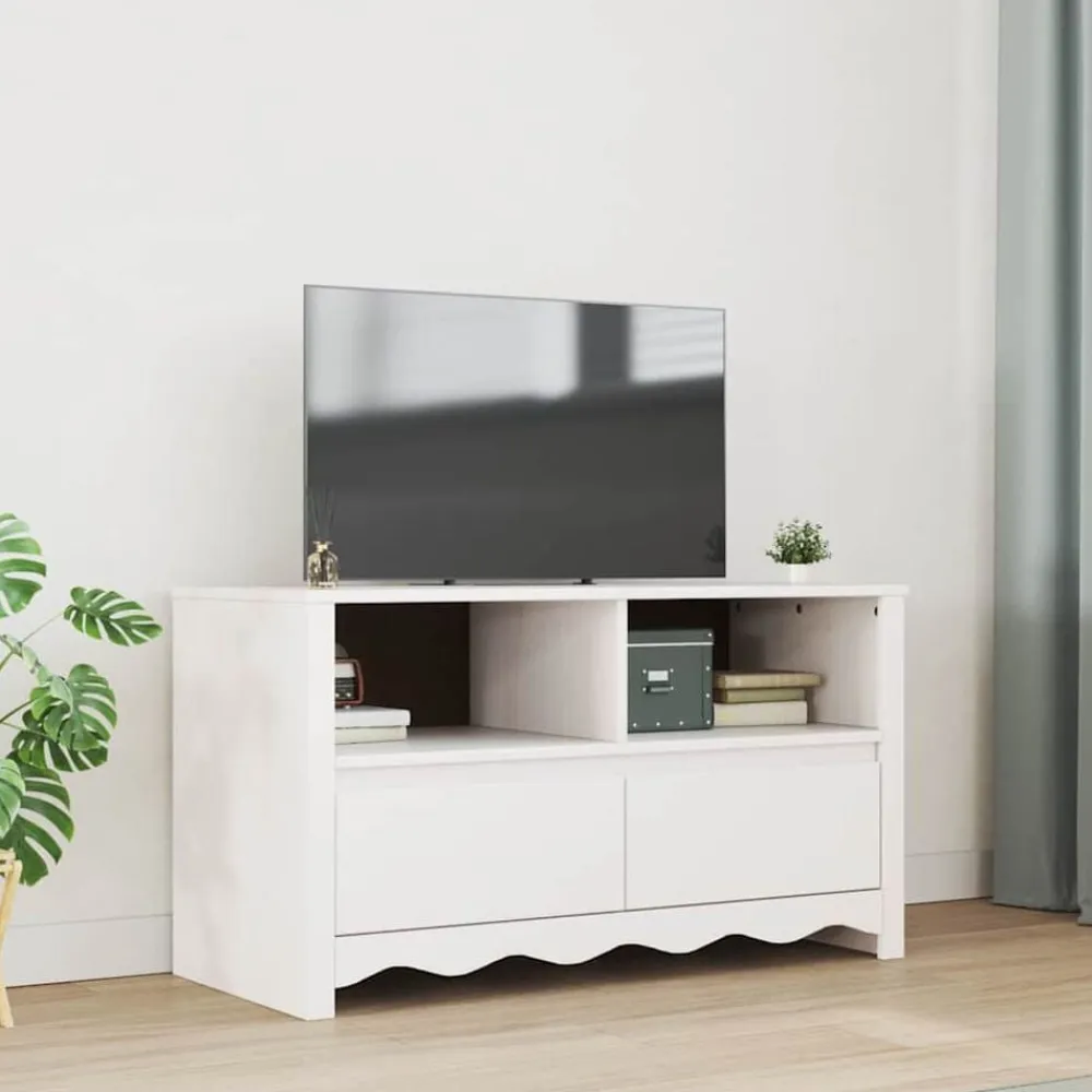 vidaXL Muebles Tv-Mueble de TV Drammen 99 x 43 x 55 cm Madera maciza de Pino
