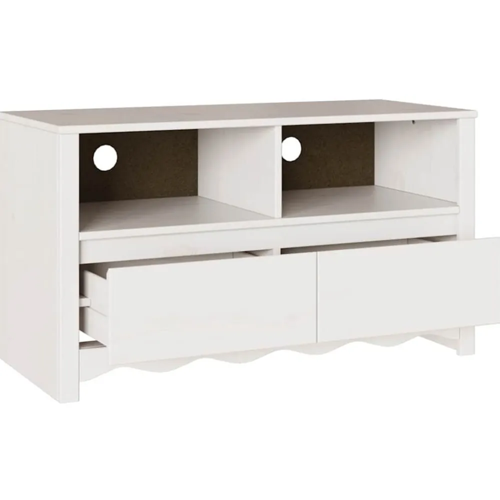vidaXL Muebles Tv-Mueble de TV Drammen 99 x 43 x 55 cm Madera maciza de Pino