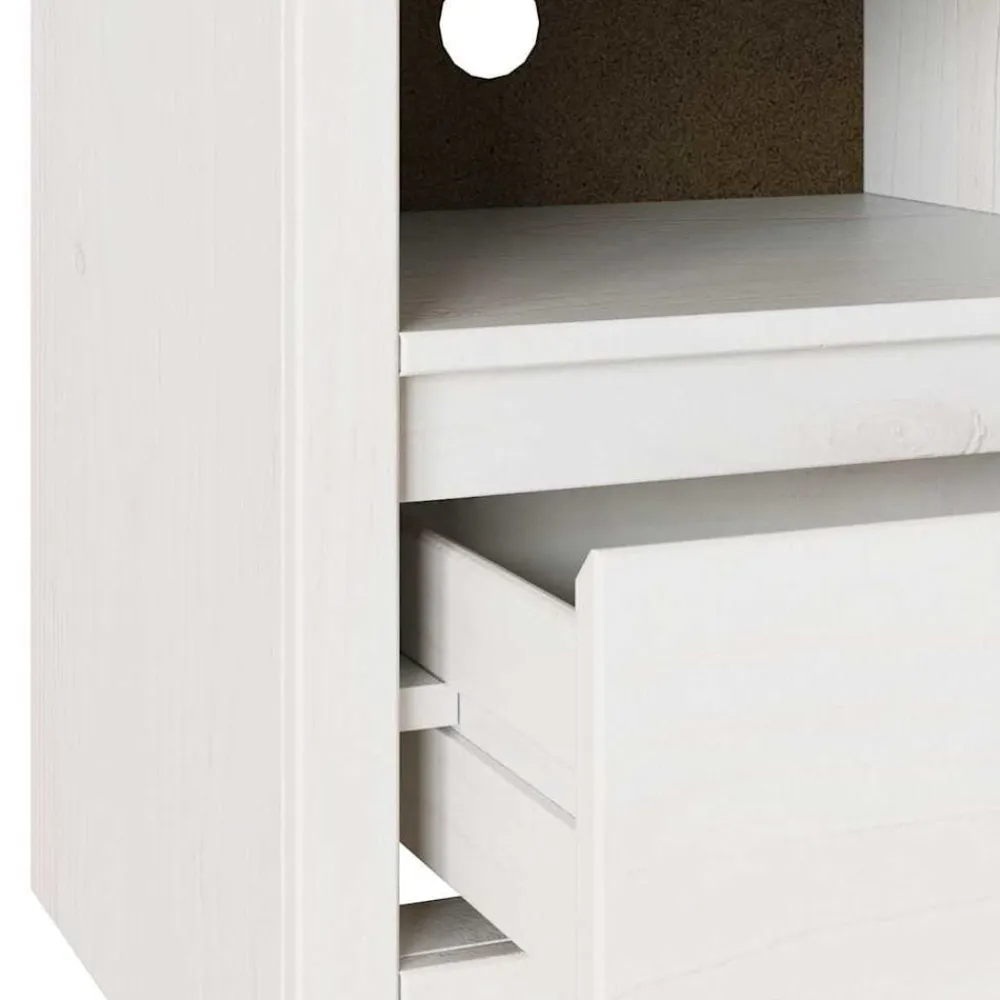 vidaXL Muebles Tv-Mueble de TV Drammen 99 x 43 x 55 cm Madera maciza de Pino