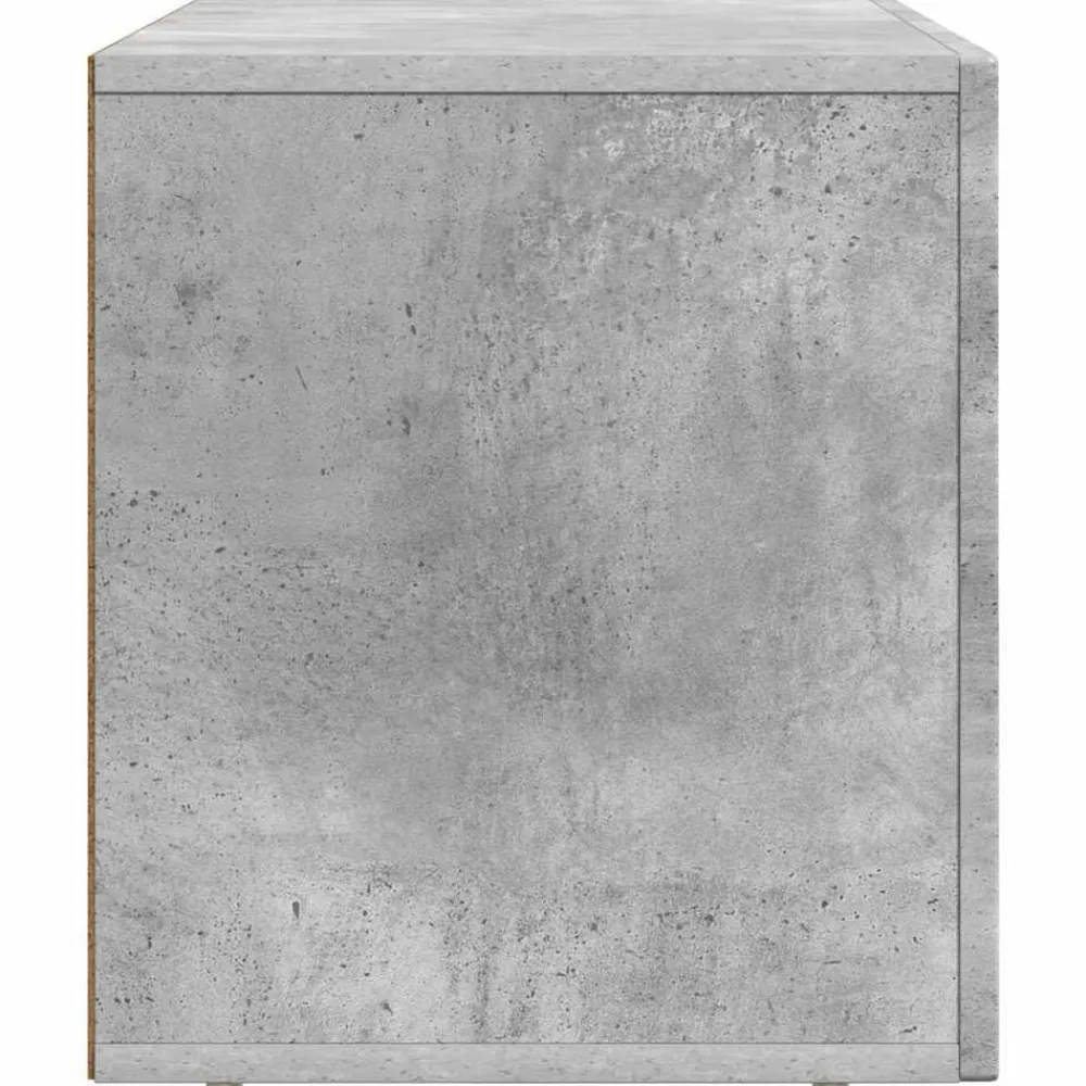 vidaXL Mueble de TV Gris Concreto 80 x 35 x 40 cm Madera de ingeniería Gris hormigón Online