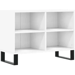 vidaXL Mueble de TV madera de ingeniería 69,5x30x50 cm Blanco