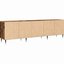 vidaXL Mueble de TV 150 x 30 x 45 cm Madera envejecida Outlet
