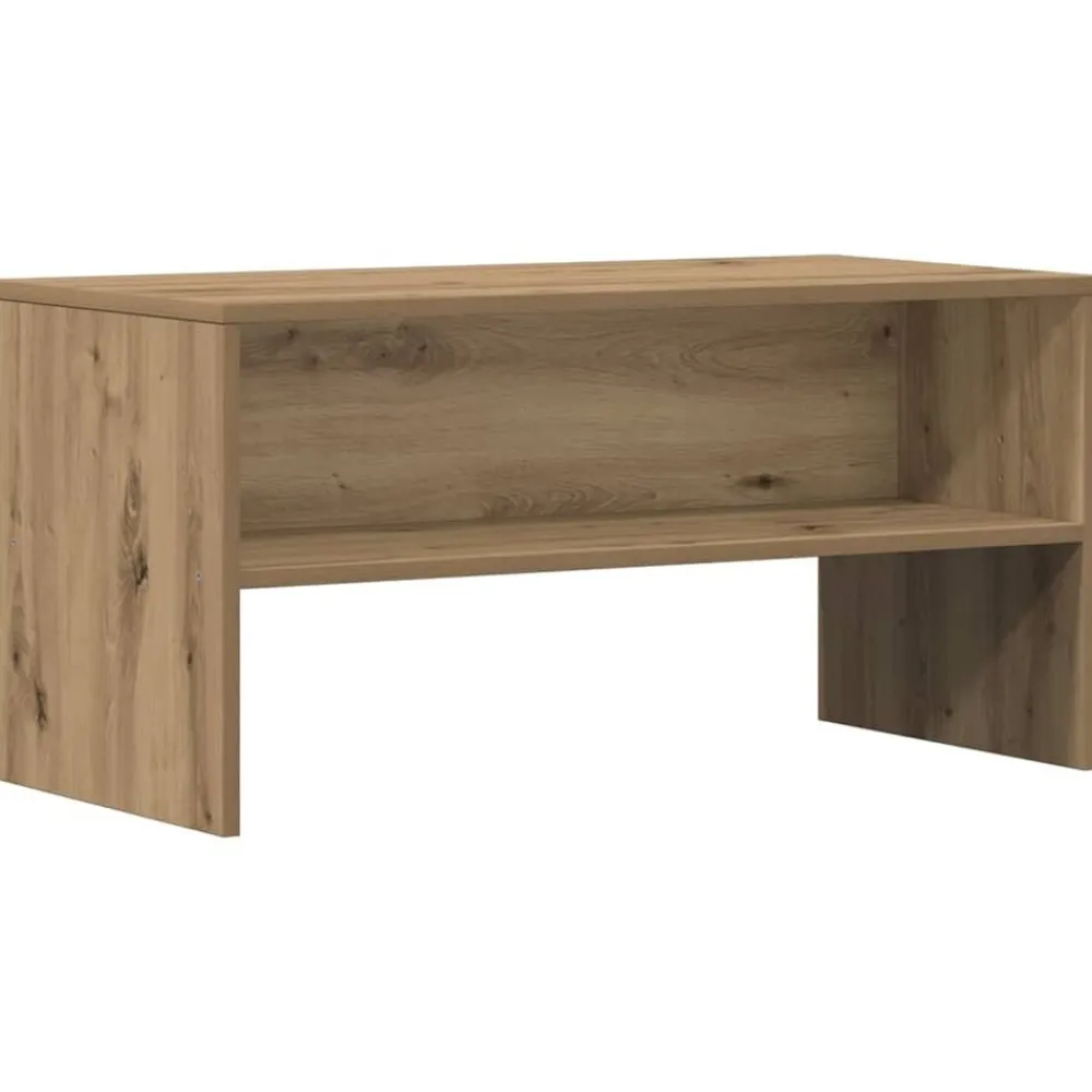 vidaXL Mueble de TV madera de ingeniería roble artesanal 80x40x40 cm Roble artisan New