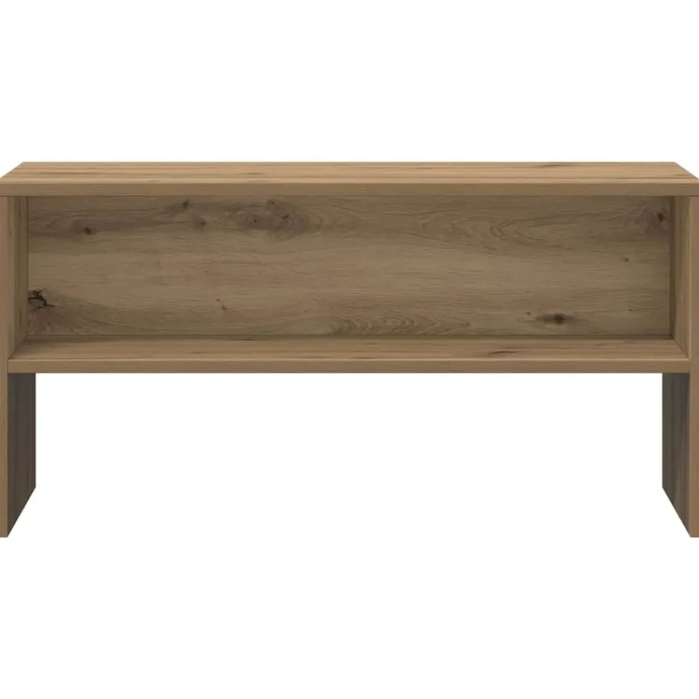 vidaXL Mueble de TV madera de ingeniería roble artesanal 80x40x40 cm Roble artisan New