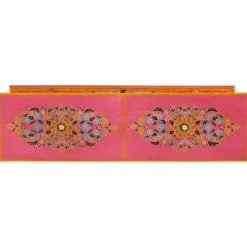 vidaXL Muebles Tv-Mueble de TV madera maciza de mango 110x30x40 cm