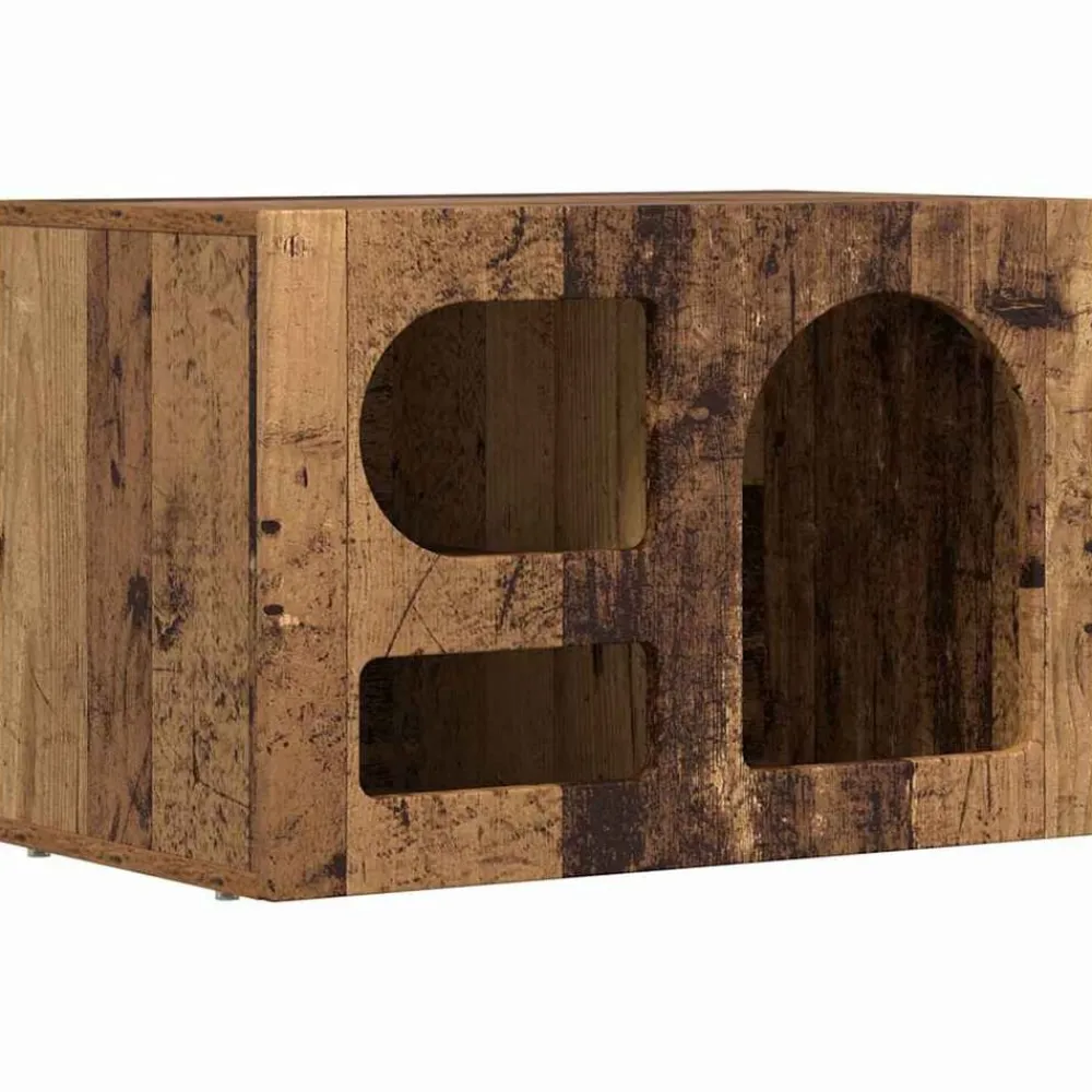 vidaXL Muebles Tv-Mueble de TV Madera vieja 60 x 35 x 40 cm Madera de ingeniería