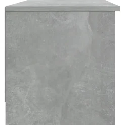 vidaXL Mueble de TV madera contrachapada gris hormigón 102x35,5x36,5cm Gris hormigón Sale