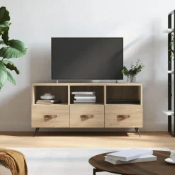 vidaXL Muebles Tv-Mueble de TV madera de ingeniería 102x36x50 cm