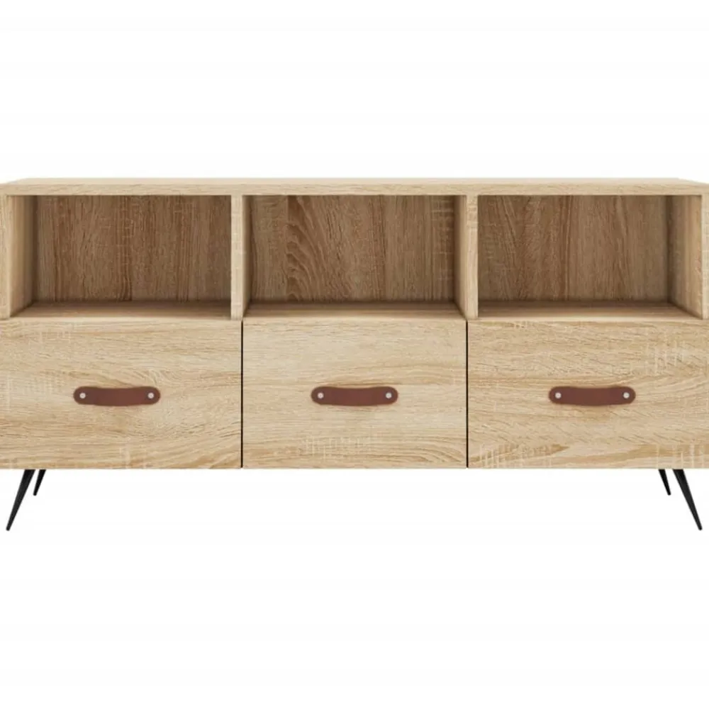 vidaXL Muebles Tv-Mueble de TV madera de ingeniería 102x36x50 cm