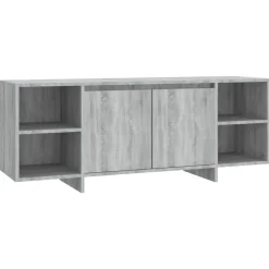 vidaXL Mueble de TV madera de ingeniería 130x35x50 cm Gris sonoma Outlet